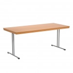 Klapptisch, 180x80 cm (B/T), 72 cm hoch, T-Fuß, 